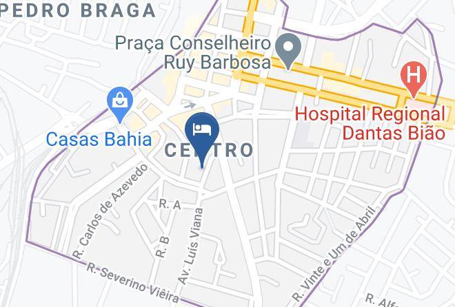 Alagoinhas - Pousada 13 De Maio Maps