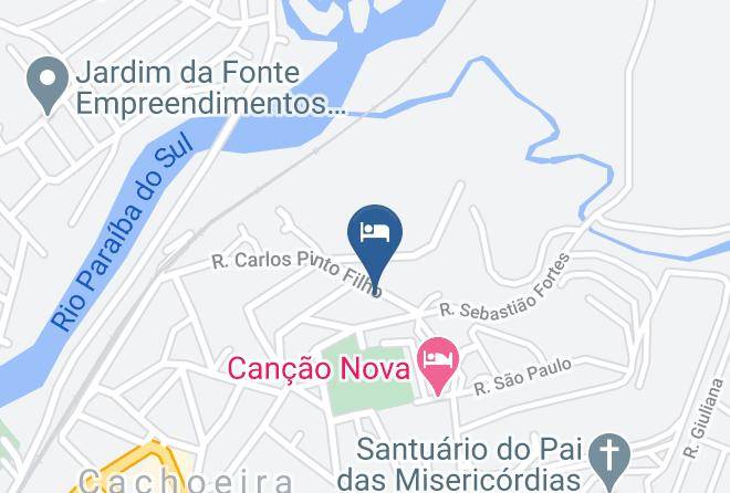 Cachoeira Paulista - Pousada 3 Irmaos Maps