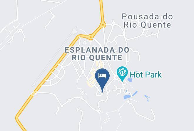 Rio Quente - Pousada 4 Estacoes Maps