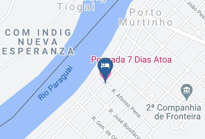 Porto Murtinho - Pousada 7 Dias Atoa Maps