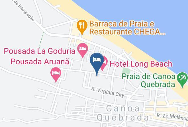 Aracati - Pousada 7 Mares Maps