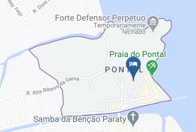 Parati - Pousada A Joana Maps