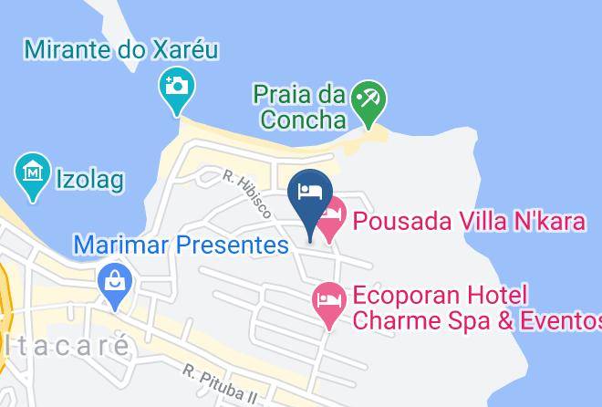 Itacare - Pousada Abare Maps
