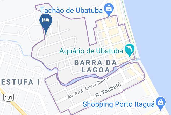 Ubatuba - Chales Canto Dos Passaros Maps