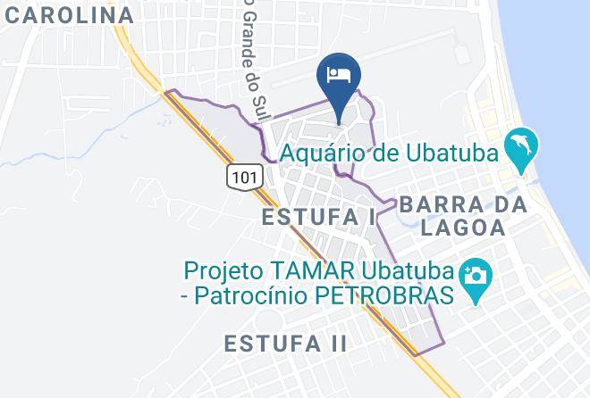 Ubatuba - Pousada Abnara Ubatuba Maps