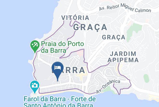 Salvador - Pousada Acacia Da Barra Maps