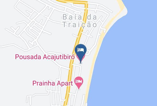 Baia Da Traicao - Pousada Acajutibiro Maps