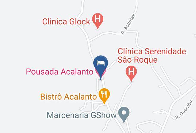 Sao Roque - Pousada Acalanto Maps