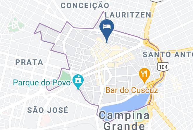 Campina Grande - Pousada Acaua Maps