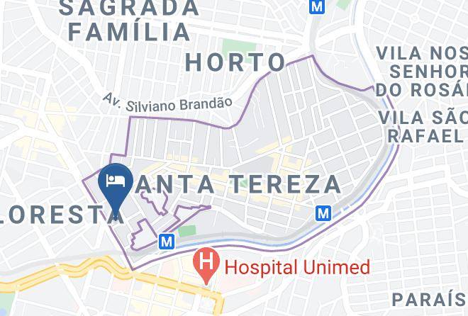 Belo Horizonte - Pousada Aconchego Bh Maps