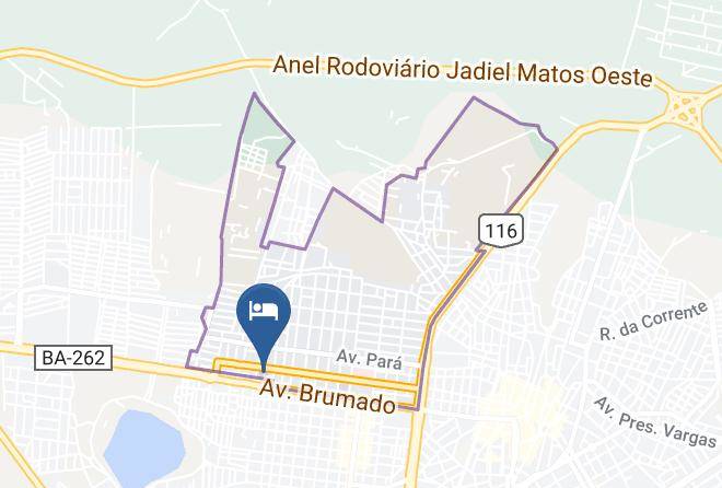 Vitoria Daquista - Pousada Aconchego Maps
