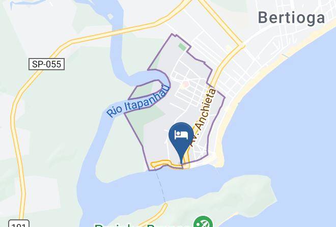 Bertioga - Pousada Acqua Azul Maps