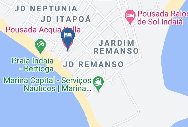 Bertioga - Pousada Acqua Bella Maps