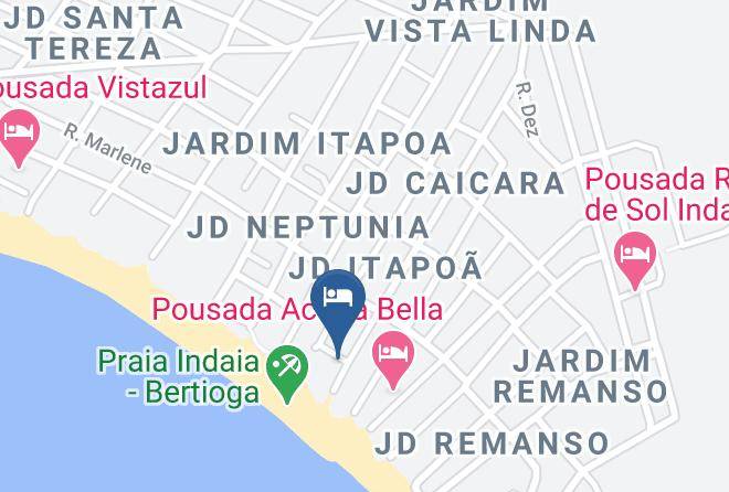 Bertioga - Pousada Acqua Infinity Maps