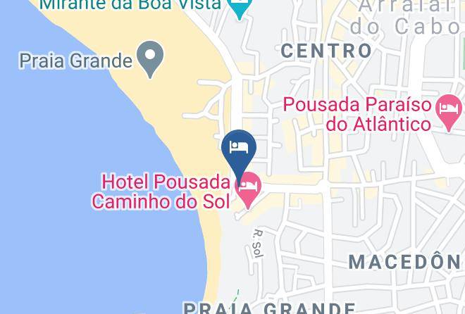 Arraial Do Cabo - Pousada Acuario Maps