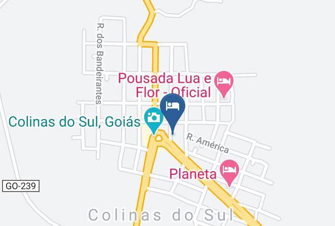 Colinas Do Sul - Pousada Adorno Maps