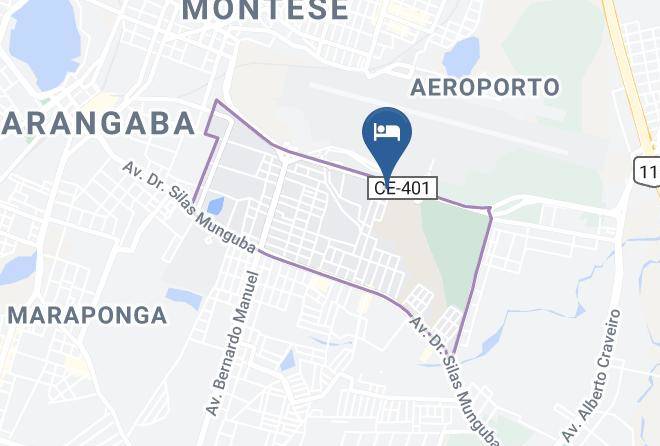 Fortaleza - Pousada Aeroporto Maps