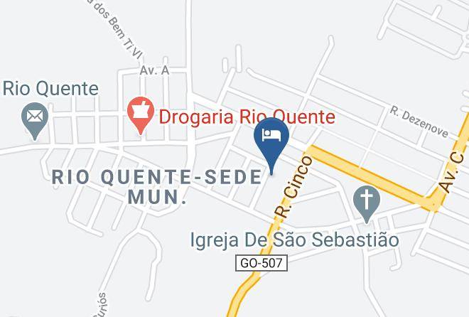 Rio Quente - Pousada Agua Quente Maps