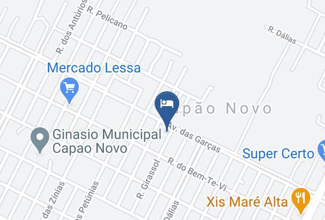Capao Da Canoa - Pousada Agua Viva Maps