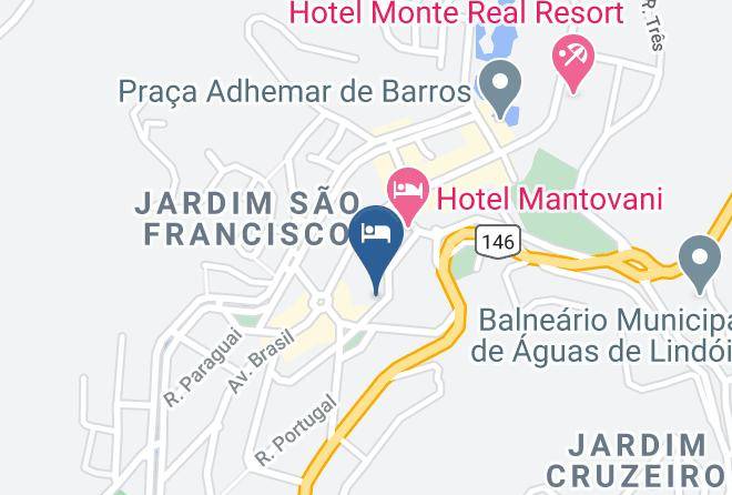 Aguas De Lindoia - Pousada Aguas De Lindoia Maps