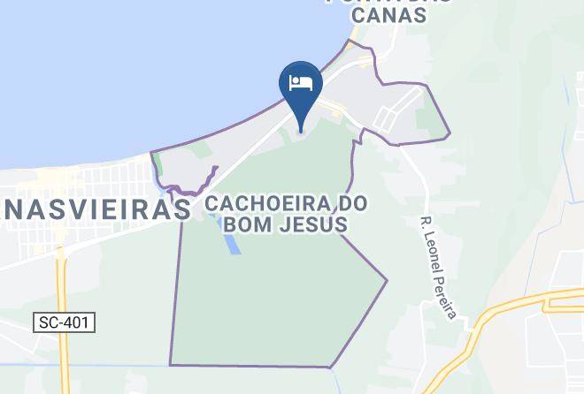 Florianopolis - Pousada Aguas De Verao Maps