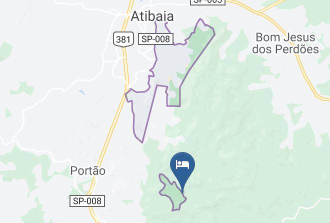 Atibaia - Pousada Aguas Do Vale Maps