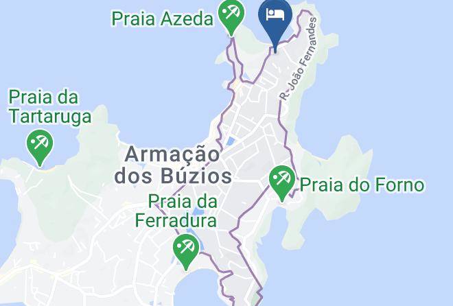 Buzios - Aguazul Pousada Maps