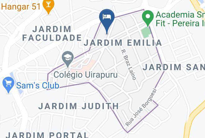 Sorocaba - Pousada Aguia Branca Maps