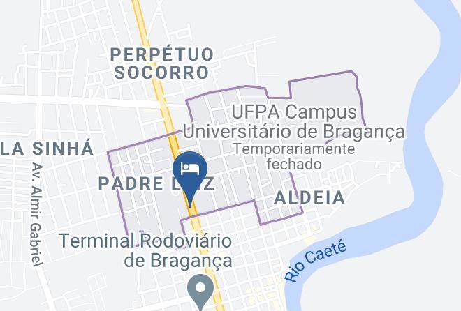 Braganca - Pousada Ajuruteua Maps