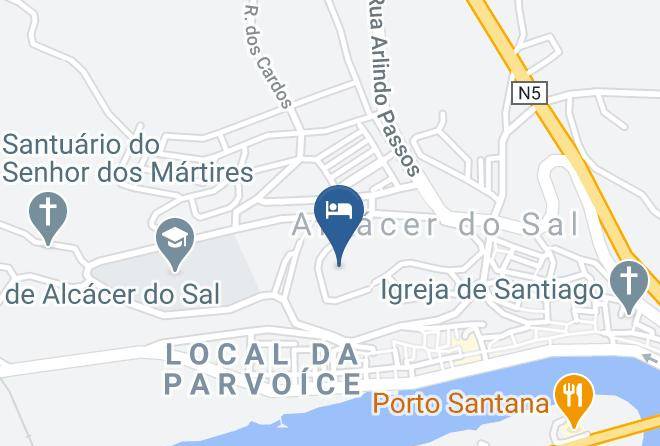 Alcacer Do Sal - Pousada Alcacer Do Sal Hotel Maps
