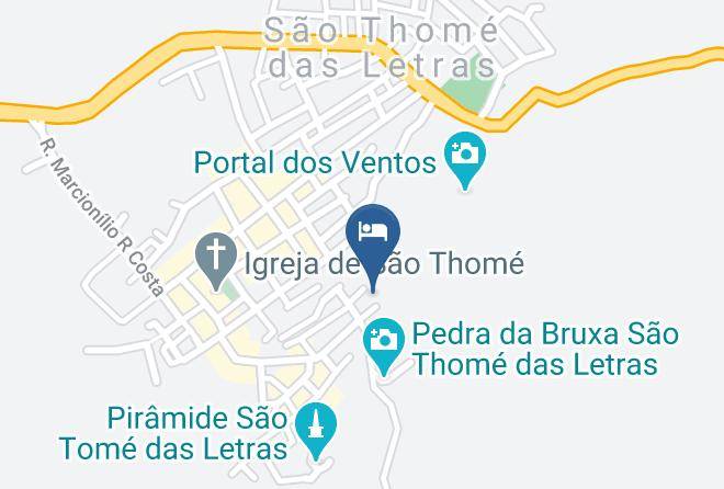 Sao Tome Das Letras - Pousada Alem Da Lenda Maps