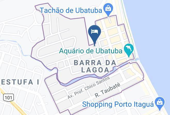 Ubatuba - Pousada Alentejano Maps