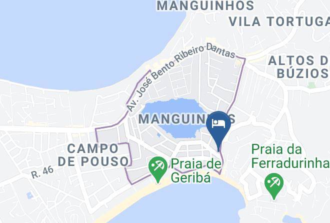 Buzios - Pousada Alfa Suites Buzios Maps