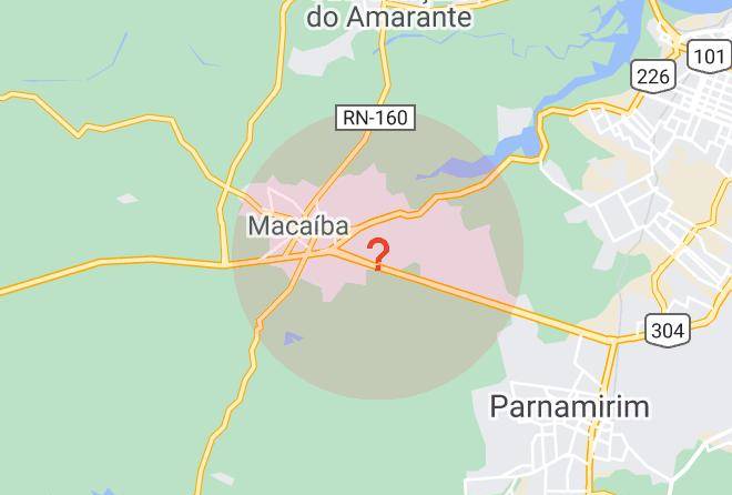Macaiba - Pousada Alto Da Beleza Maps