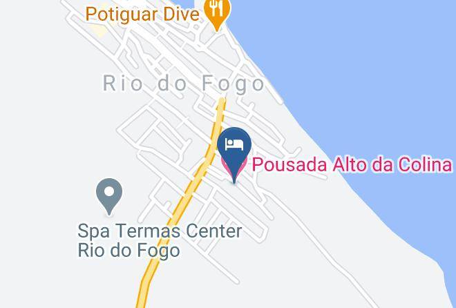 Rio Do Fogo - Pousada Alto Da Colina Maps