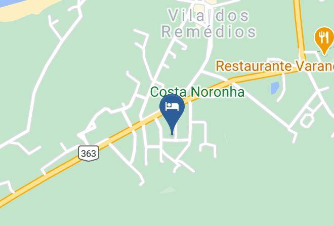 Fernando De Noronha - Pousada Alto Da Floresta Maps