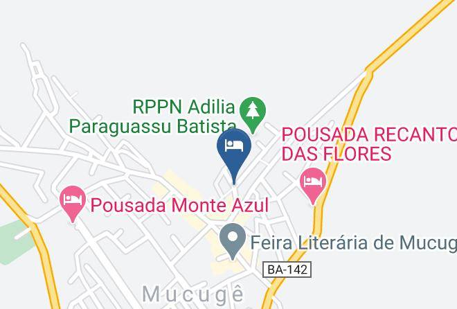 Mucuge - Pousada Alto Da Pedra Maps