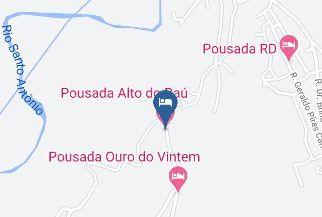 Conceicao Do Mato Dentro - Pousada Alto Do Bau Maps