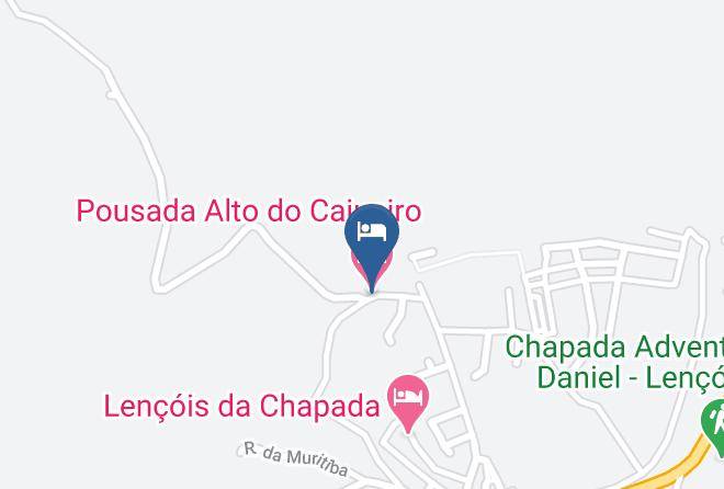 Lencois - Pousada Alto Do Cajueiro Maps