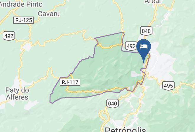 Petropolis - Pousada Alto Itaipava Maps