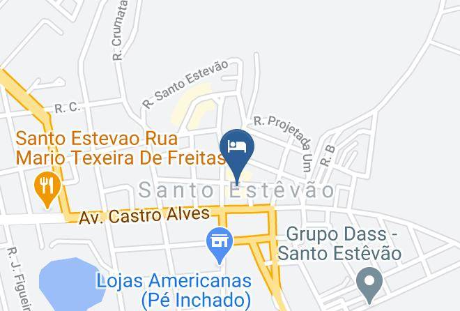 Santo Estevao - Pousada Alvorada Maps