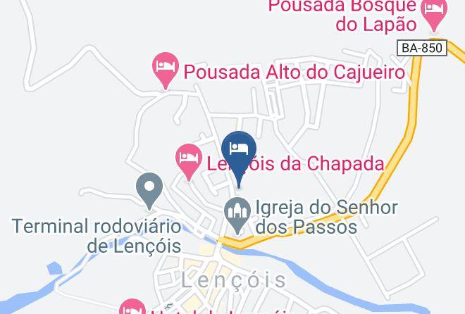Lencois - Pousada Amarela Maps