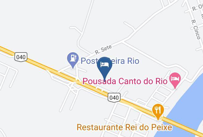 Sao Goncalo Do Abaete - Pousada America Maps