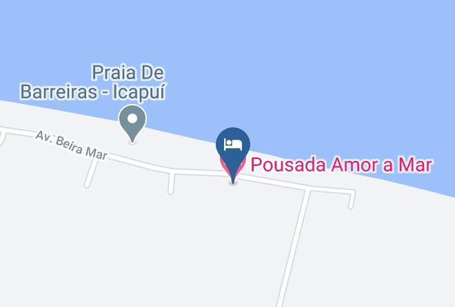 Icapui - Pousada Amor A Mar Maps