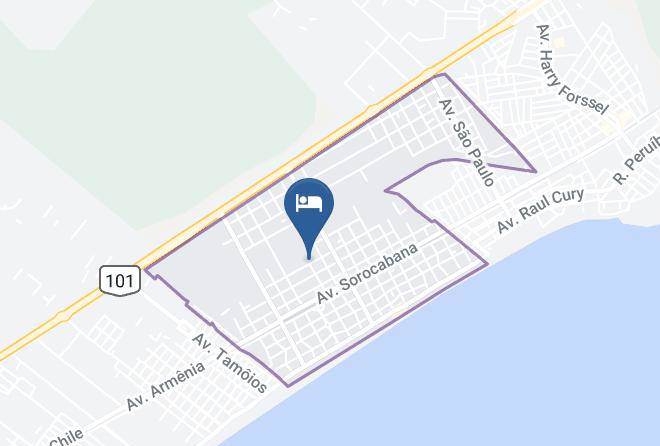 Itanhaem - Pousada Ana Mar Maps