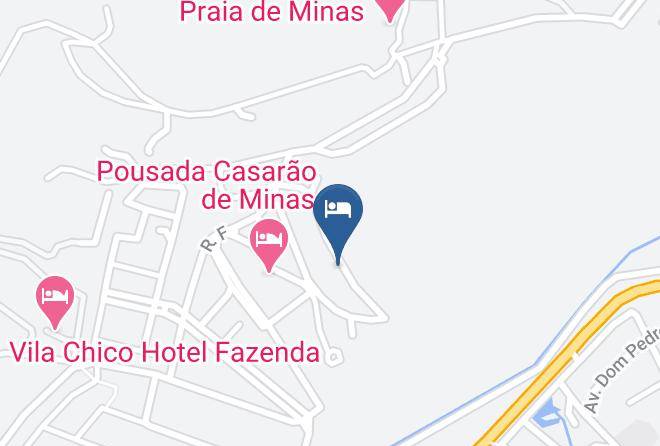 Sao Lourenco - Pousada Ananda Ri Maps