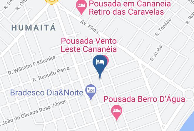 Cananeia - Pousada Ancoradouro Maps