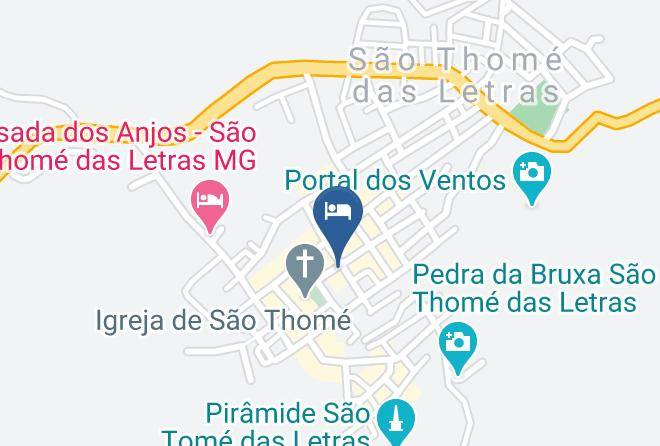 Sao Tome Das Letras - Pousada Antares Maps