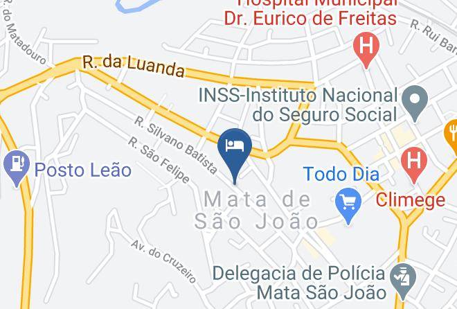 Mata De Sao Joao - Pousada Anzol De Ouro Maps
