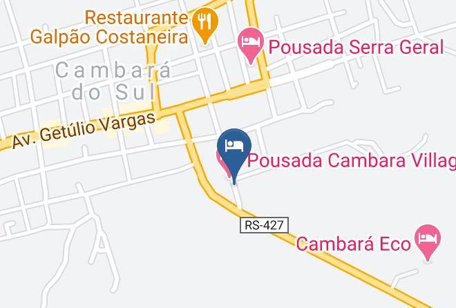 Cambara Do Sul - Pousada Aparados Maps
